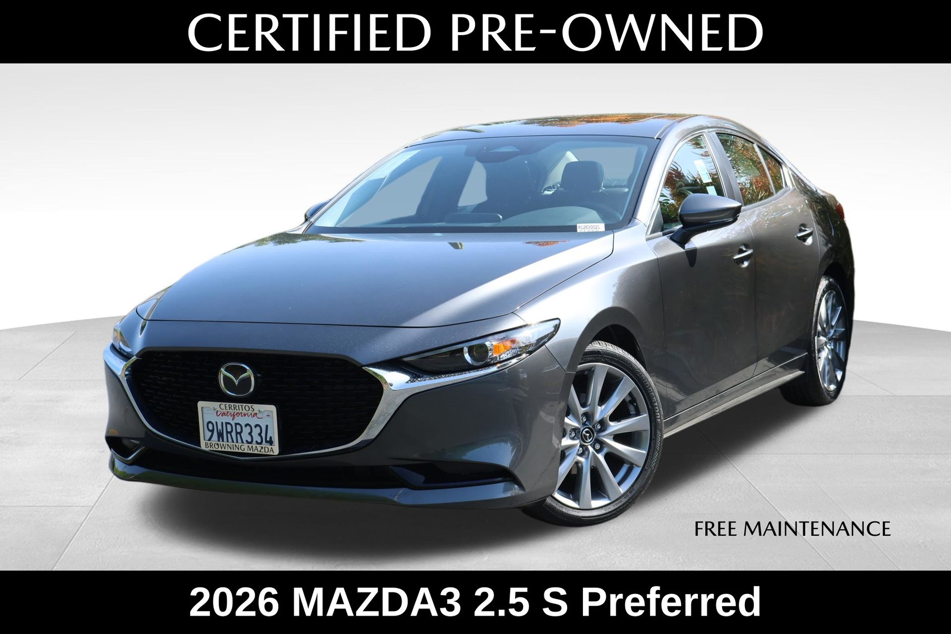 2026 Mazda Mazda3 4D Sedan