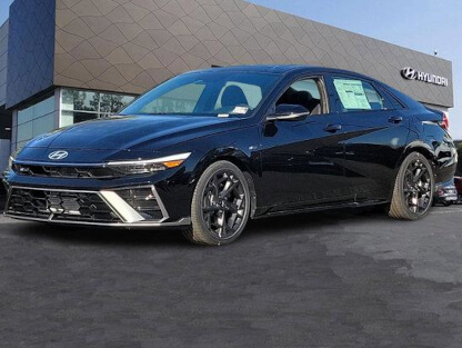 2025 Hyundai Elantra N Line FWD Black Exterior