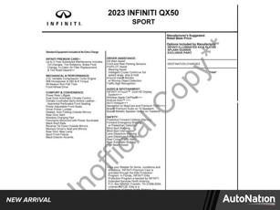 2023 INFINITI QX50