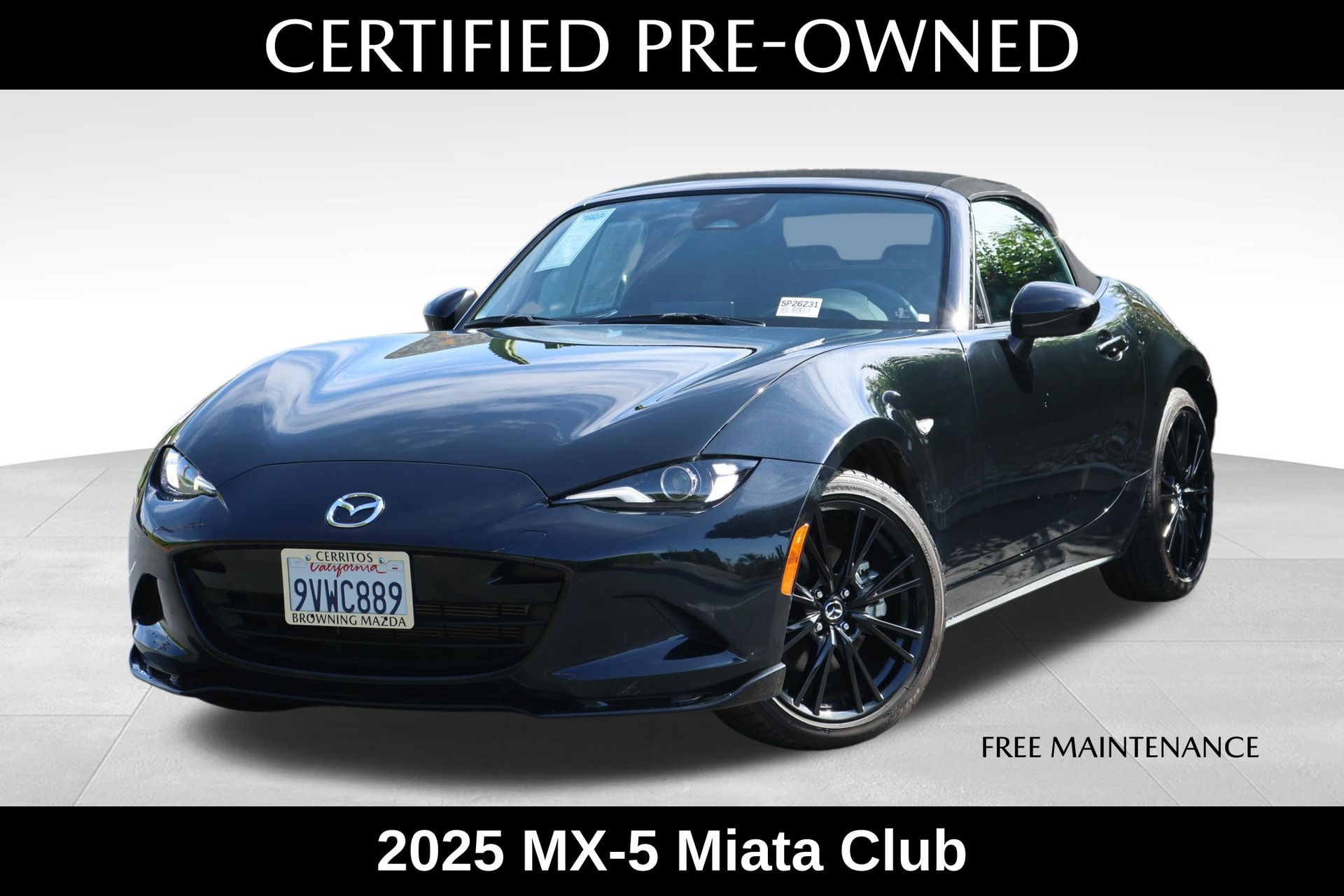 2025 Mazda MX-5 Miata 2D Convertible
