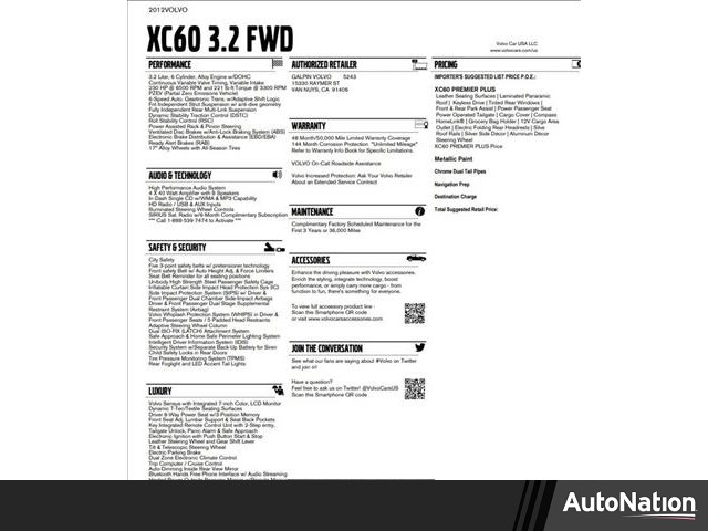 Volvo XC60 2WD Sport Utility Vehicles